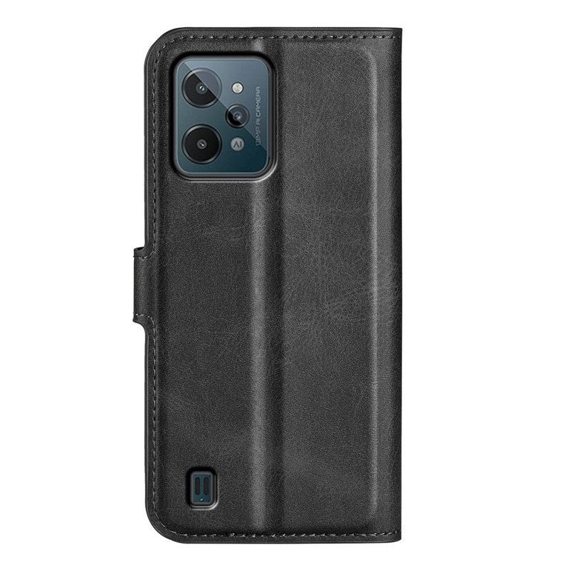 Flip Case Realme C31 Perinteinen Keinonahka