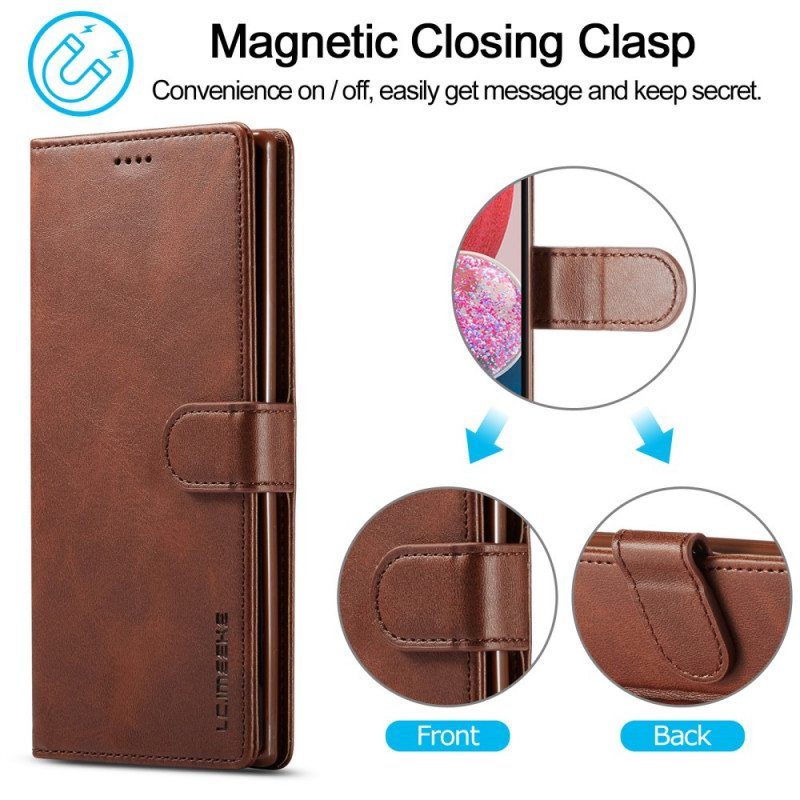 Flip Case Samsung Galaxy A13 Lc.imeeke Nahkaefekti