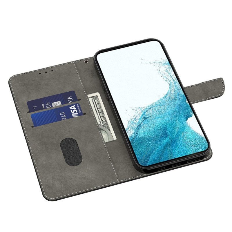 Flip Case Samsung Galaxy A14 / A14 5G Suojaketju Kuori Vain Stringikissat