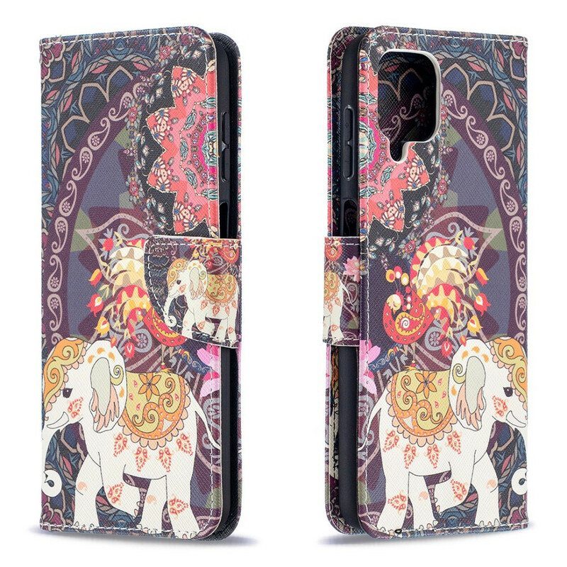 Flip Case Samsung Galaxy M12 / A12 Intian Norsu