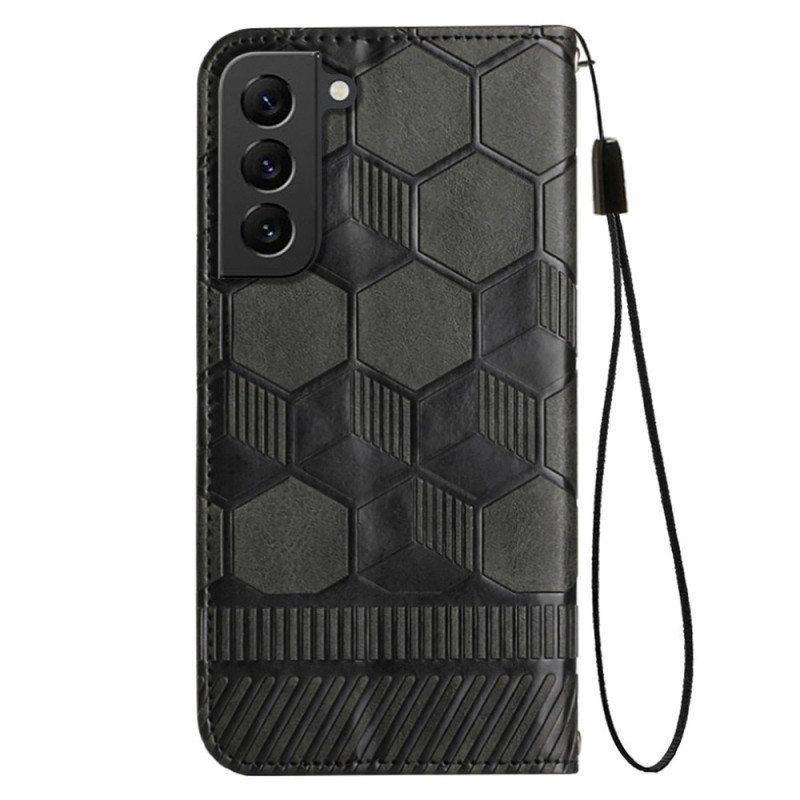 Flip Case Samsung Galaxy S23 5G Jalkapallon Kuvio