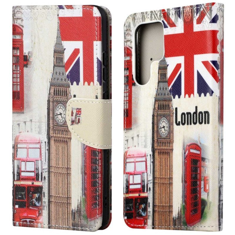 Flip Case Samsung Galaxy S23 Ultra 5G Lontoo