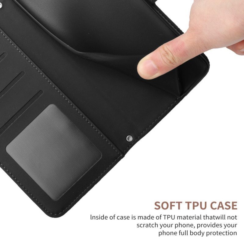 Flip Case Sony Xperia 5 IV Perhosia Kaulanauhalla