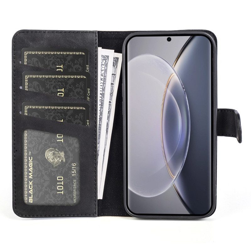 Flip Case Vivo X90 Pro Graafinen Kuvio