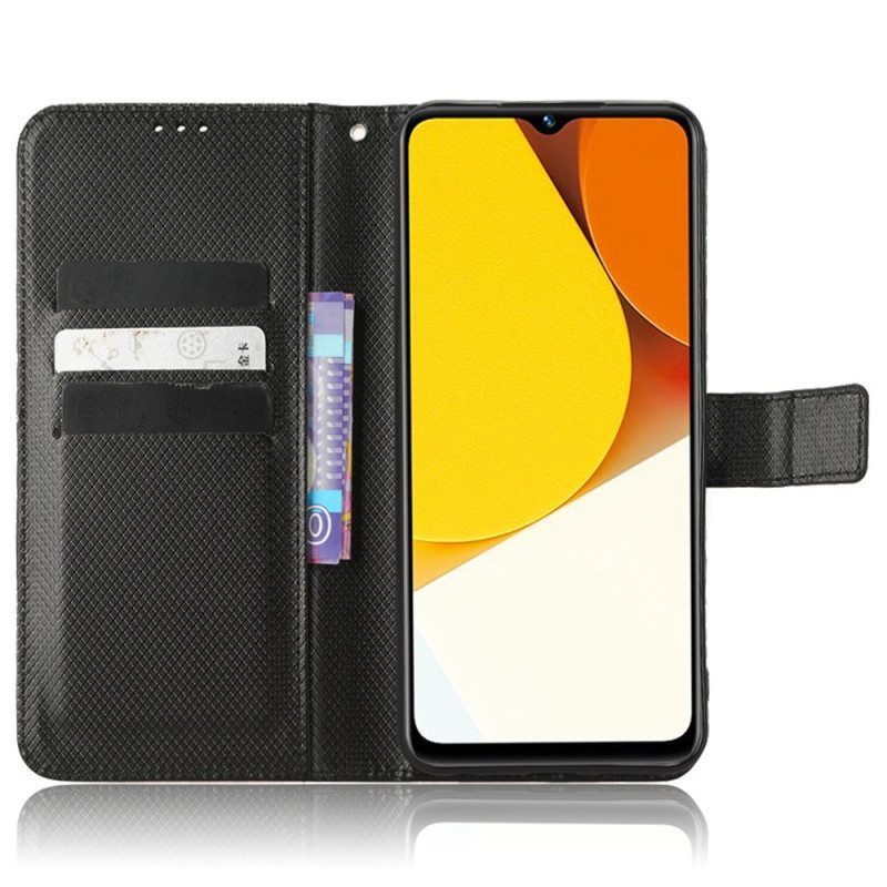 Flip Case Vivo Y22s Suojaketju Kuori Strappy-tyyli