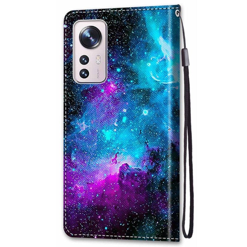 Flip Case Xiaomi 12 / 12X Kosminen Taivas