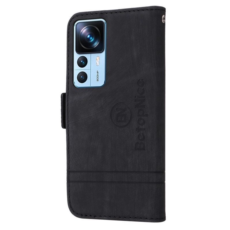 Flip Case Xiaomi 12T / 12T Pro Betopnice Etukorttikotelo