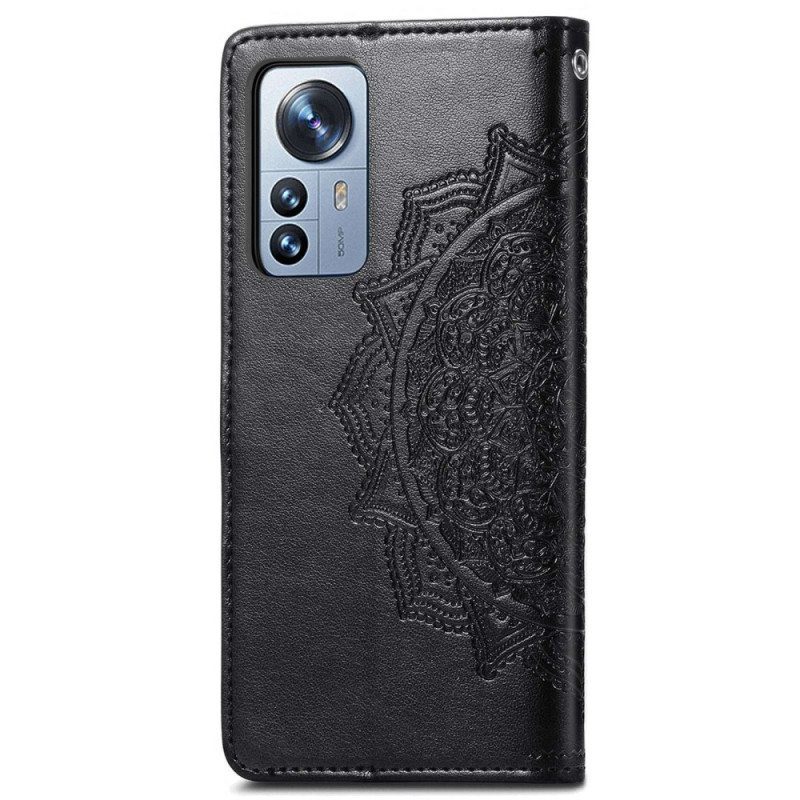 Flip Case Xiaomi 12T / 12T Pro Vintage Mandala