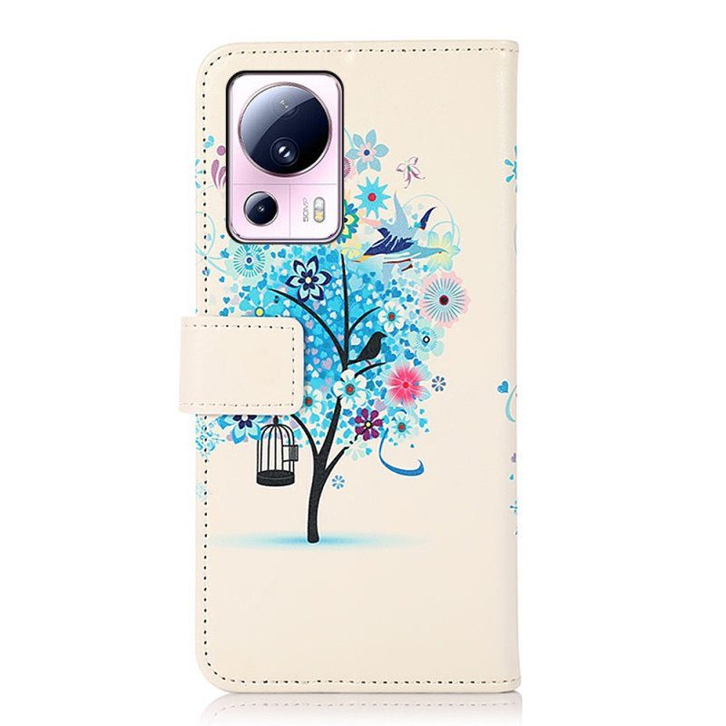 Flip Case Xiaomi 13 Lite Kukkiva Puu