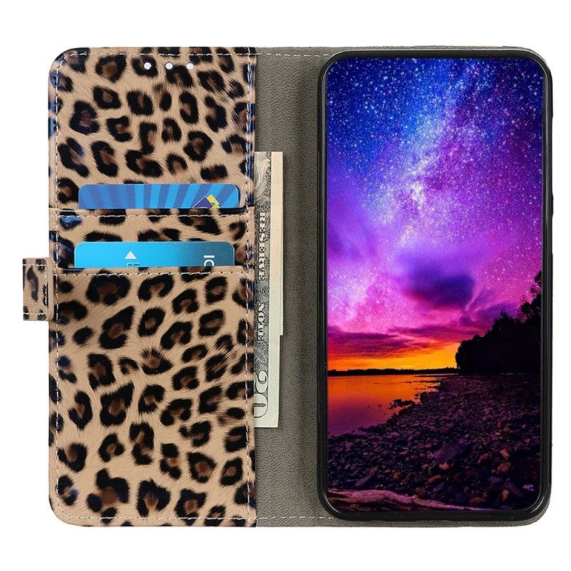 Flip Case Xiaomi 13 Lite Leopardi