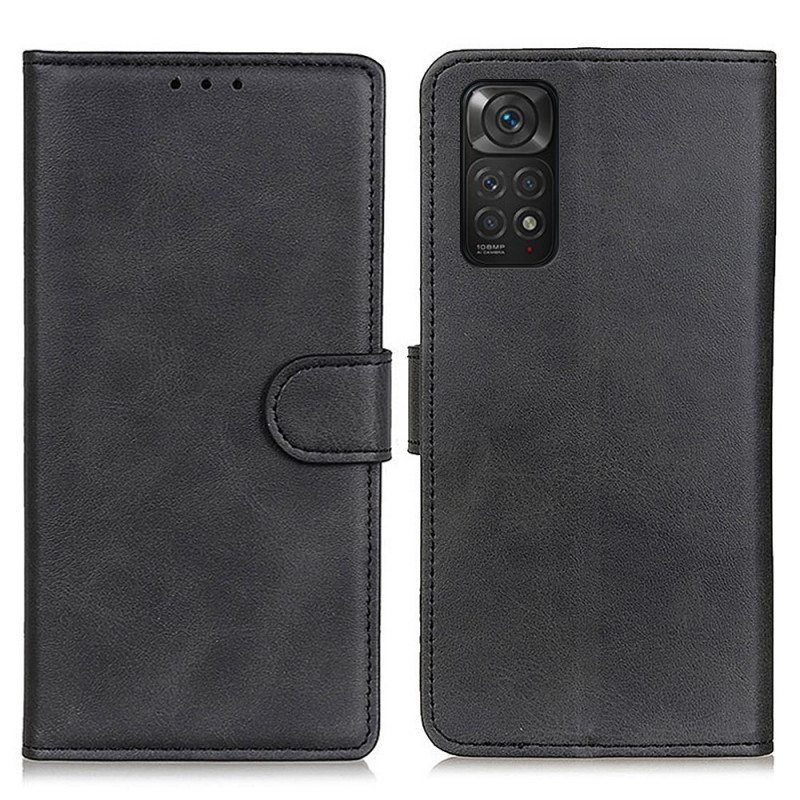 Flip Case Xiaomi Redmi Note 11 / 11S Retro Mattanahkaefekti