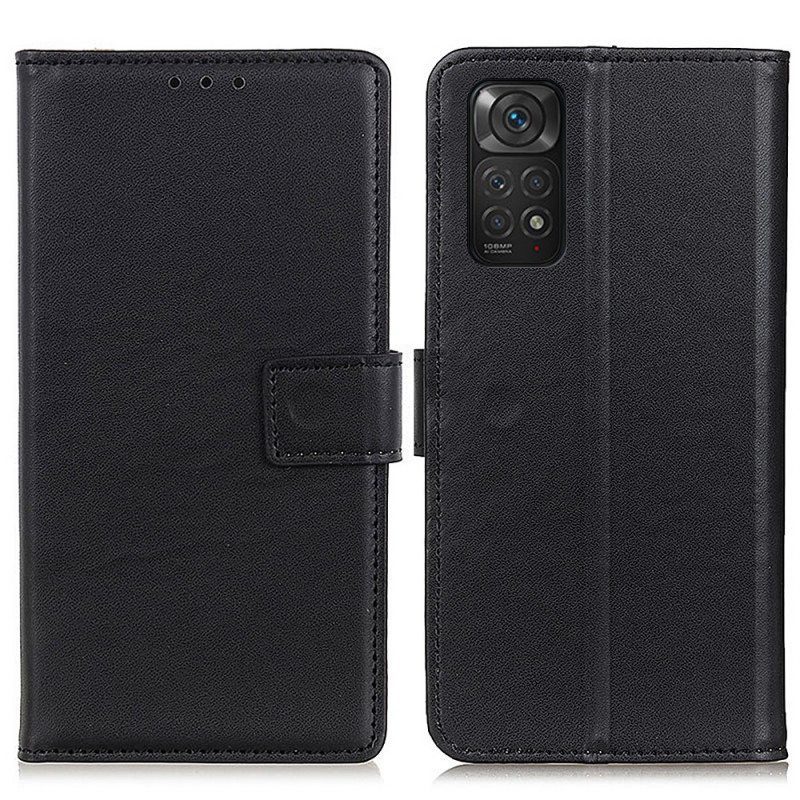 Flip Case Xiaomi Redmi Note 11 / 11S Tavallista Keinonahkaa