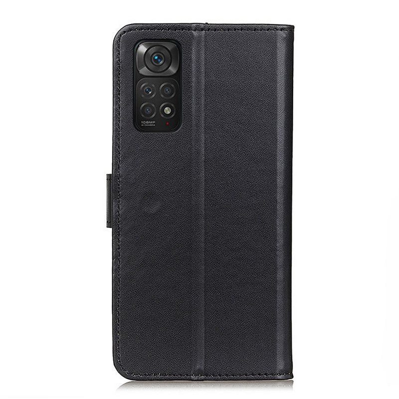 Flip Case Xiaomi Redmi Note 11 / 11S Tavallista Keinonahkaa