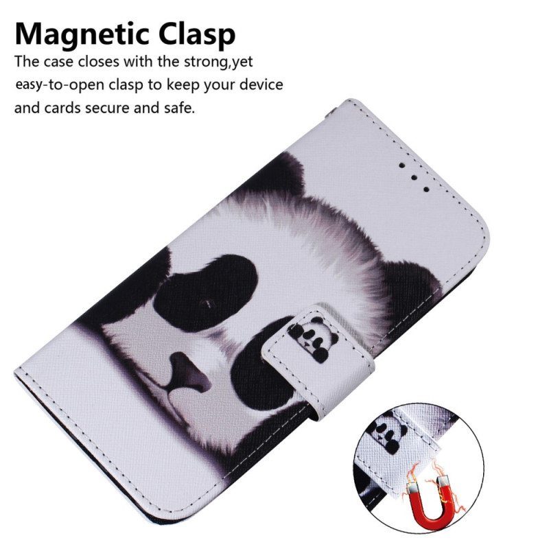 Flip Case Xiaomi Redmi Note 12 4G Panda