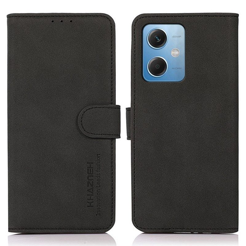 Flip Case Xiaomi Redmi Note 12 5G Khazneh Fashion Leather Effect