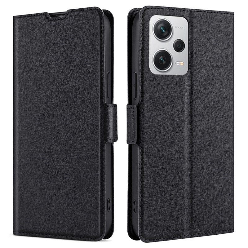 Flip Case Xiaomi Redmi Note 12 Pro Plus Ultra Fine Faux Nahka