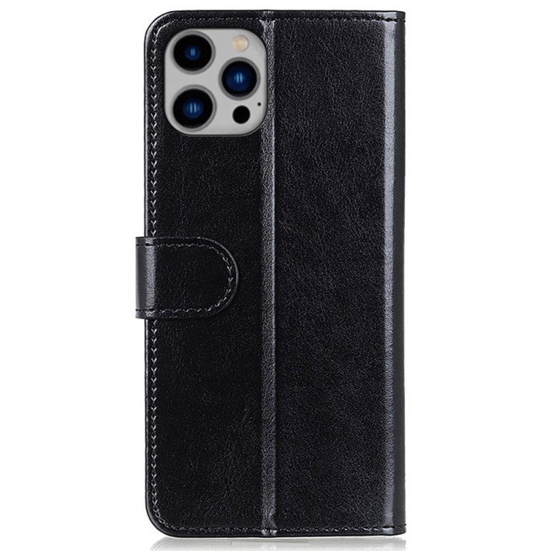 Kotelot iPhone 14 Plus Faux Leather Finesse