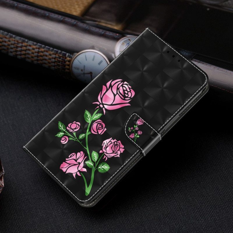 Kotelot iPhone 14 Pro Suojaketju Kuori Strap Roses