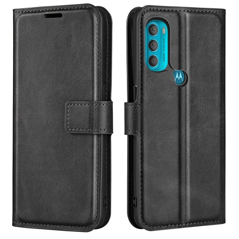 Kotelot Moto G71 5G Ohut Extreme Leather -efekti