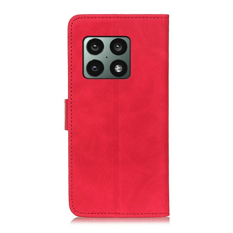 Kotelot OnePlus 10 Pro 5G Matta Vintage Leather Effect Khazneh