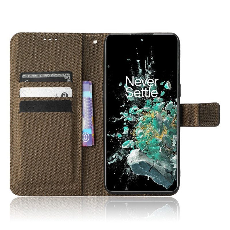 Kotelot OnePlus 10T 5G Suojaketju Kuori Tyylikäs Strappy Faux Leather