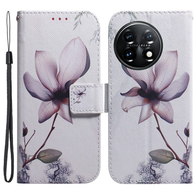 Kotelot OnePlus 11 5G Flower Dusty Pink