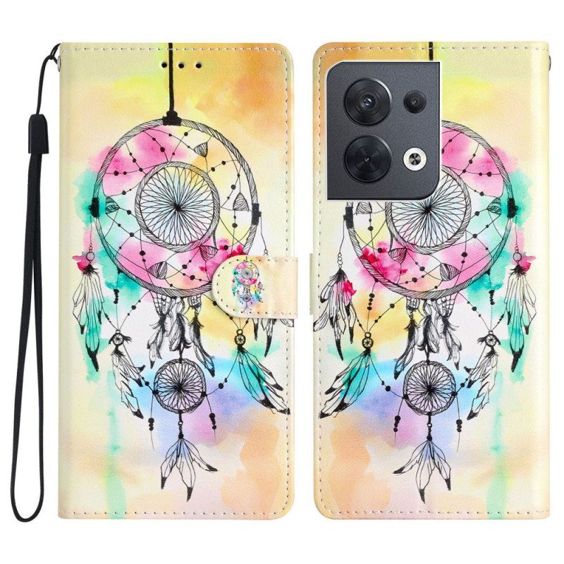 Kotelot Oppo Reno 8 Suojaketju Kuori Hihna Dream Catcher