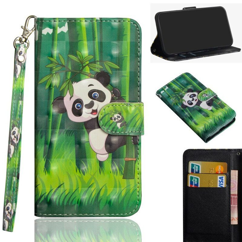 Kotelot Realme C11 Panda Ja Bambu