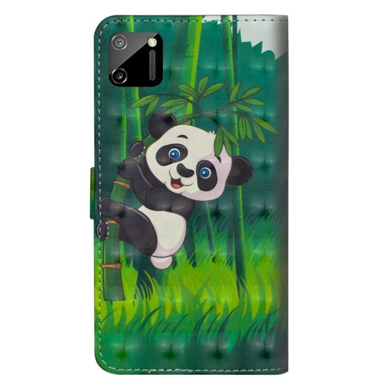 Kotelot Realme C11 Panda Ja Bambu