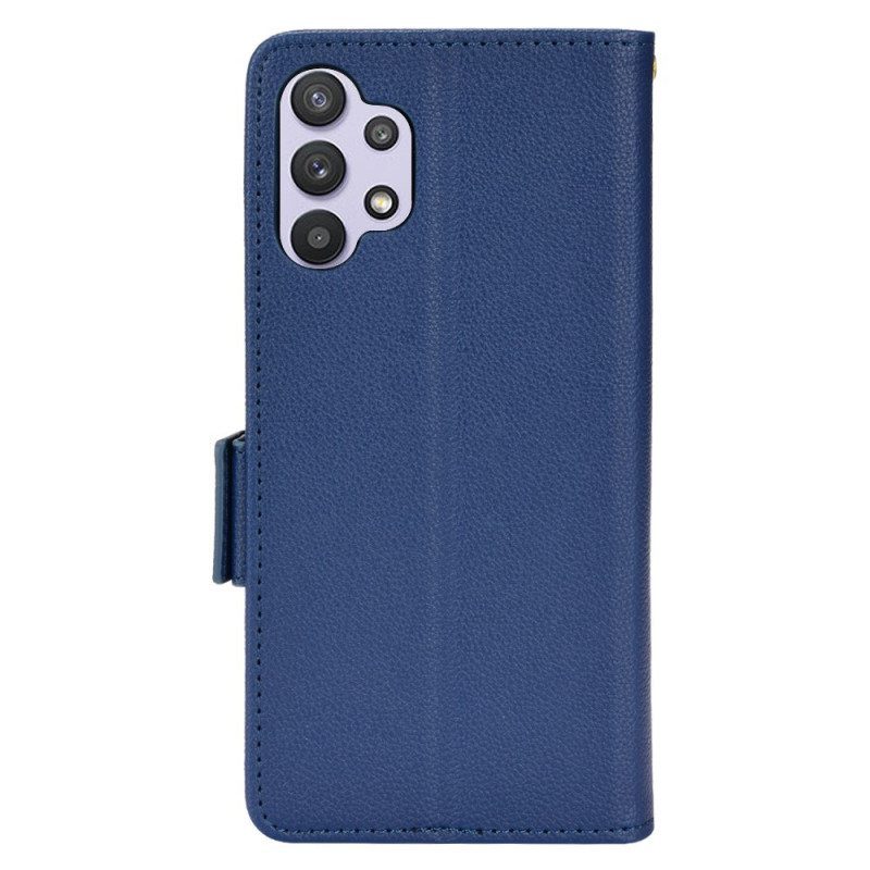 Kotelot Samsung Galaxy A13 Perinteinen Litchi Faux Leather