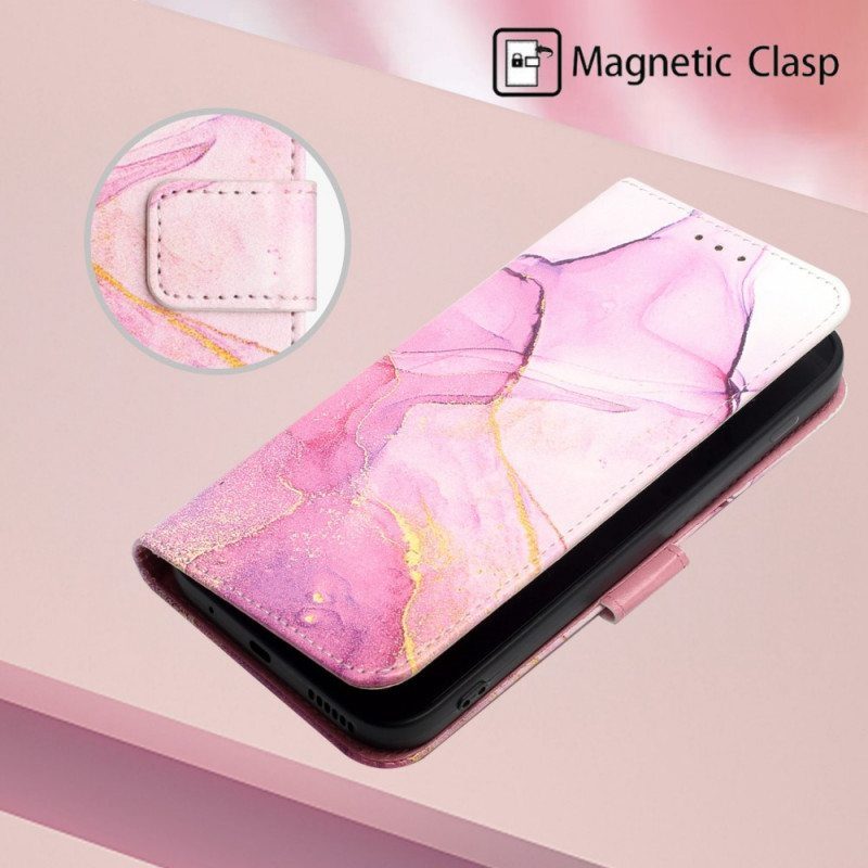 Kotelot Samsung Galaxy A13 Suojaketju Kuori Strip Marble