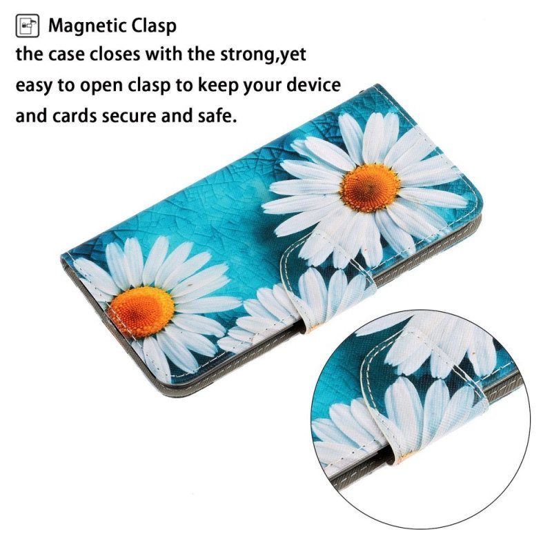 Kotelot Samsung Galaxy A13 Suojaketju Kuori Thong Daisies