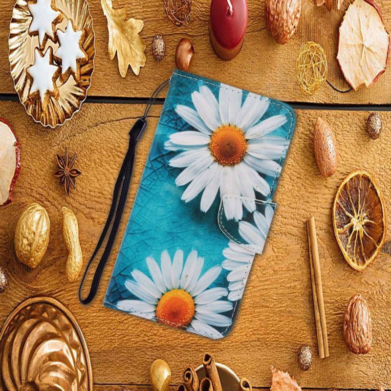 Kotelot Samsung Galaxy A13 Suojaketju Kuori Thong Daisies