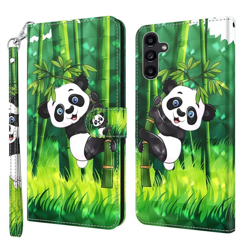 Kotelot Samsung Galaxy A14 / A14 5G Panda Bambu