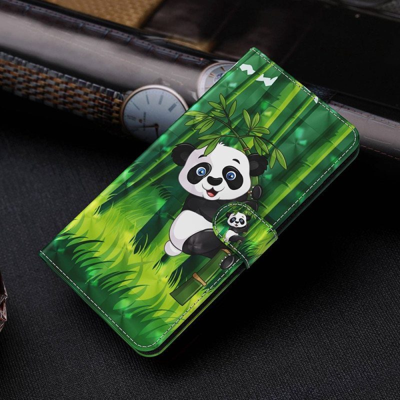 Kotelot Samsung Galaxy A14 / A14 5G Panda Bambu