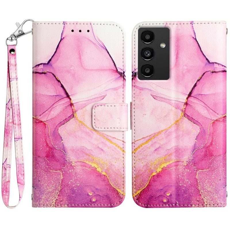 Kotelot Samsung Galaxy A54 5G Suojaketju Kuori Strip Marble