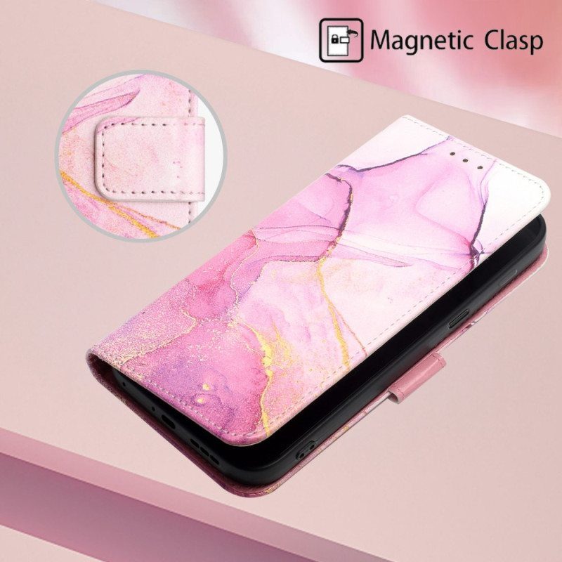 Kotelot Samsung Galaxy A54 5G Suojaketju Kuori Strip Marble