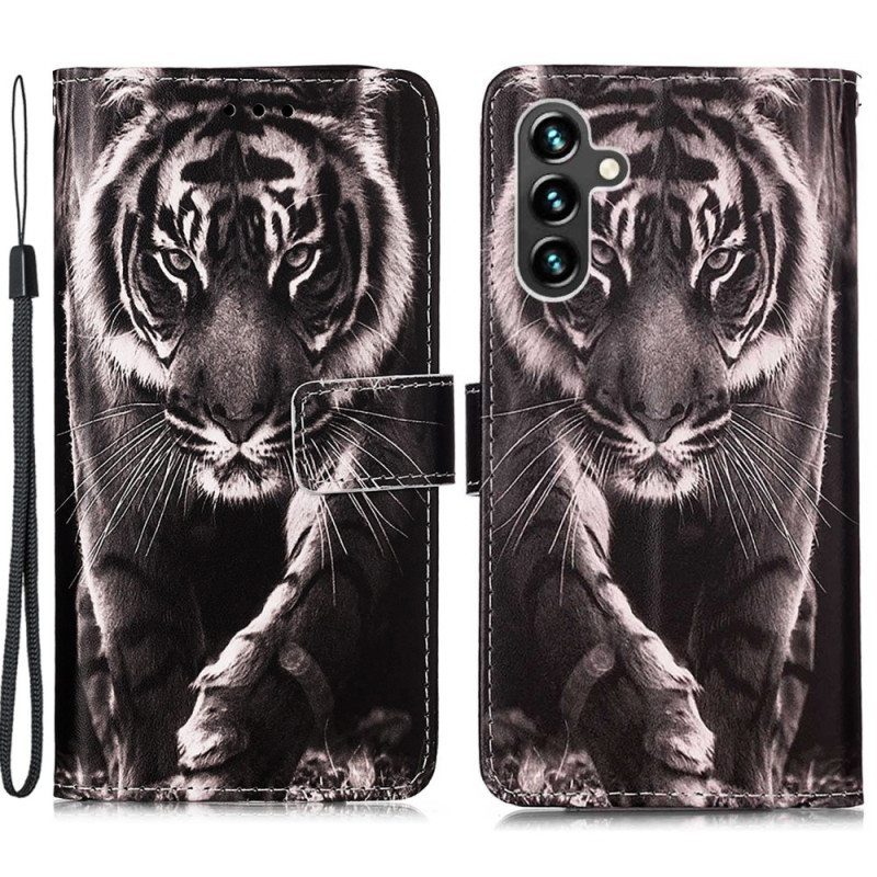 Kotelot Samsung Galaxy A54 5G Suojaketju Kuori Thong Tiger