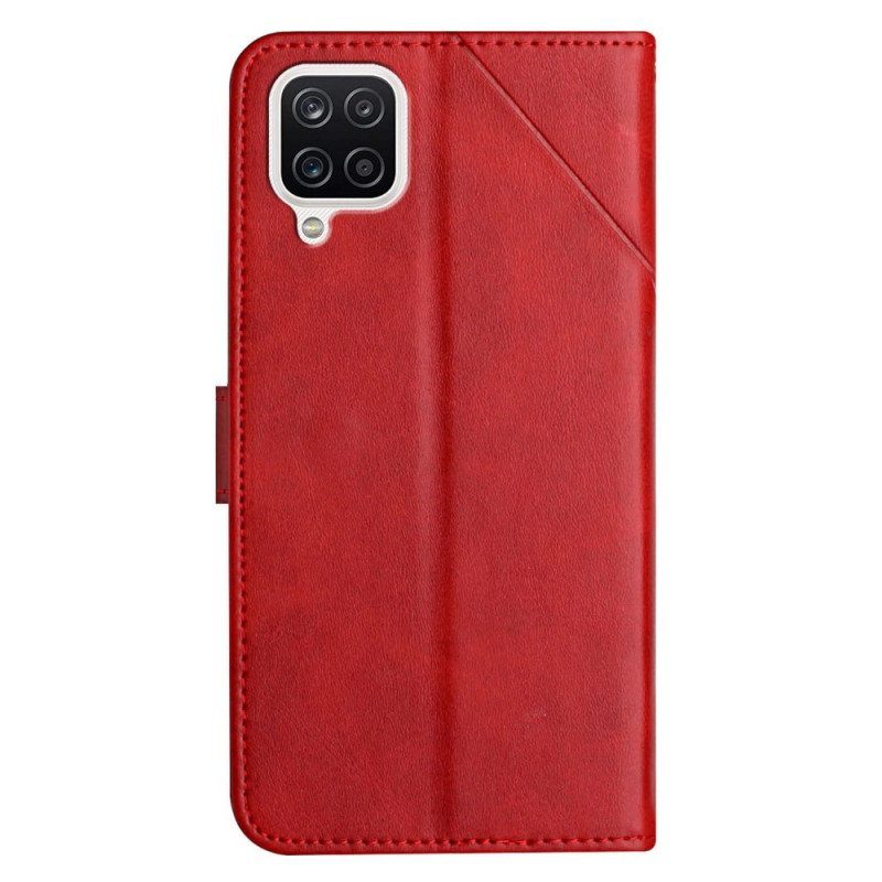 Kotelot Samsung Galaxy M12 / A12 X Design Geo Leather Style