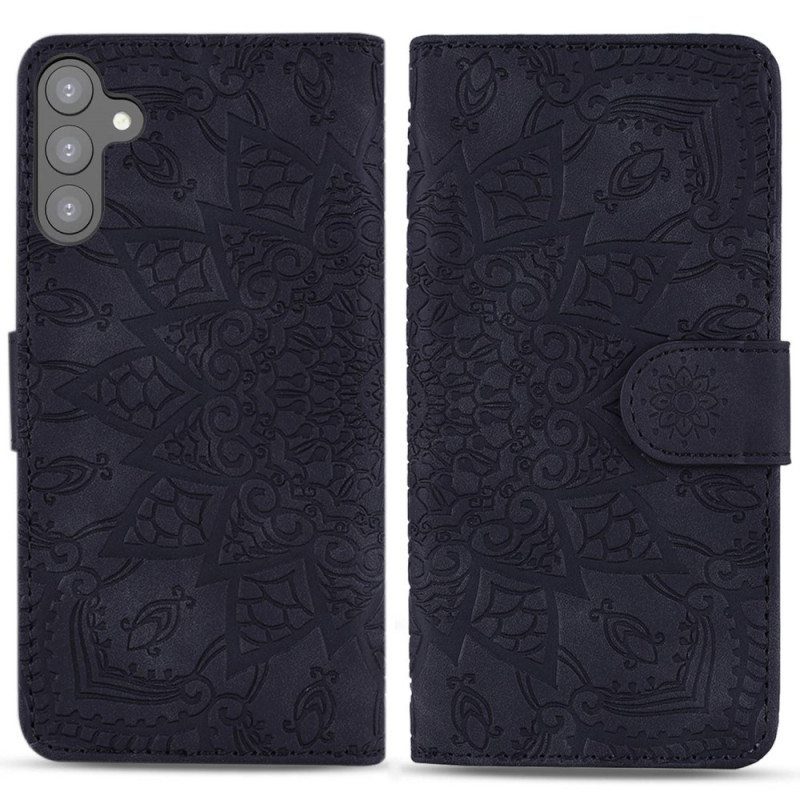 Kotelot Samsung Galaxy S23 5G Suojaketju Kuori Tyylikäs Strappy Mandala