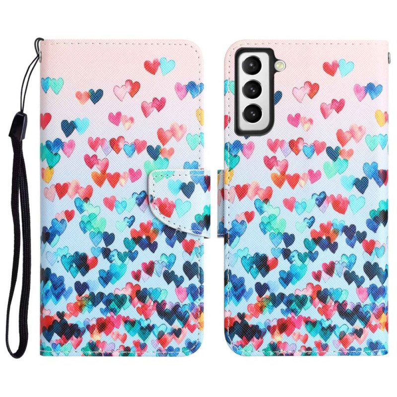 Kotelot Samsung Galaxy S23 Plus 5G Suojaketju Kuori Vain Strappy Hearts