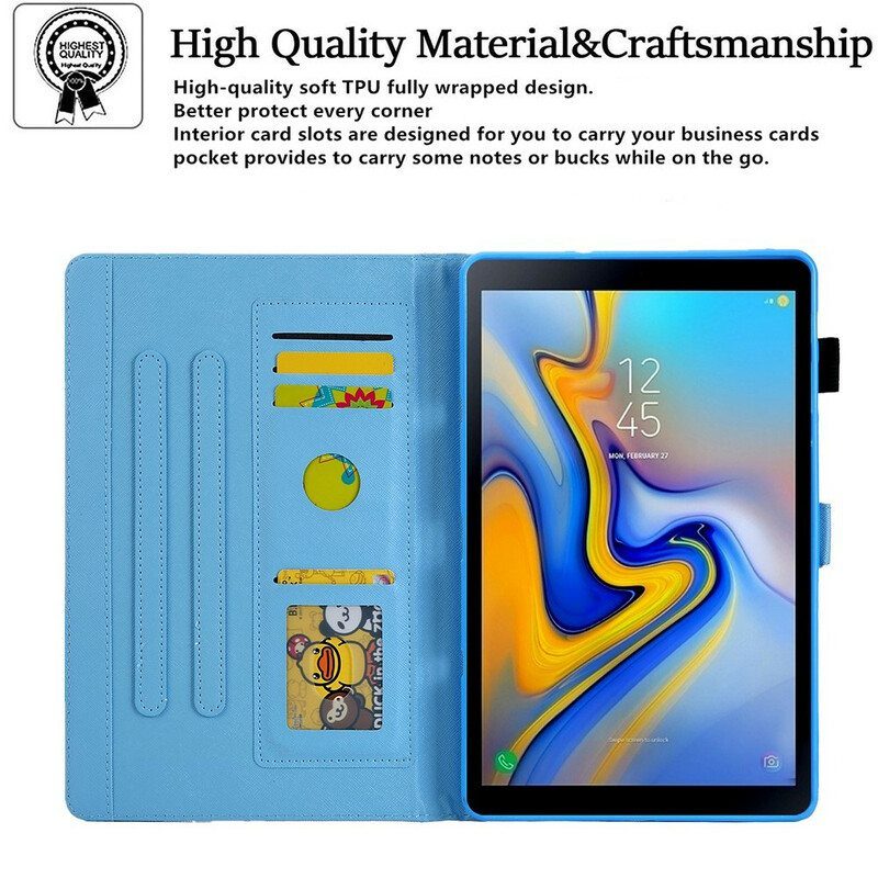 Kotelot Samsung Galaxy Tab A7 Lite Geometrinen Marmori