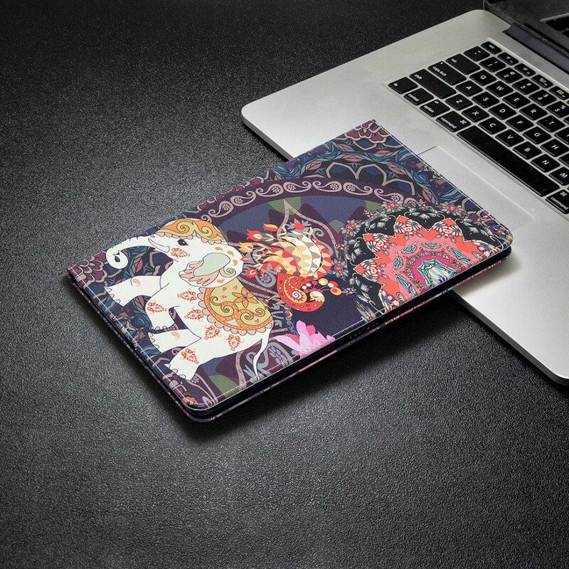 Kotelot Samsung Galaxy Tab S8 / Tab S7 Elephant Print Pattern