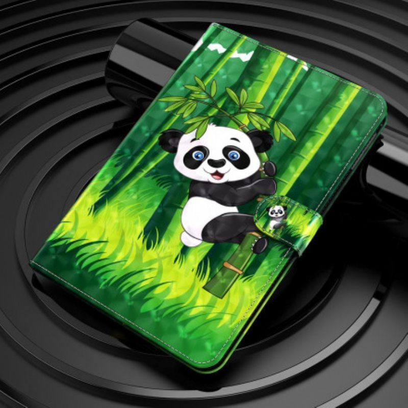 Kotelot Samsung Galaxy Tab S8 / Tab S7 Keinonahkainen Panda