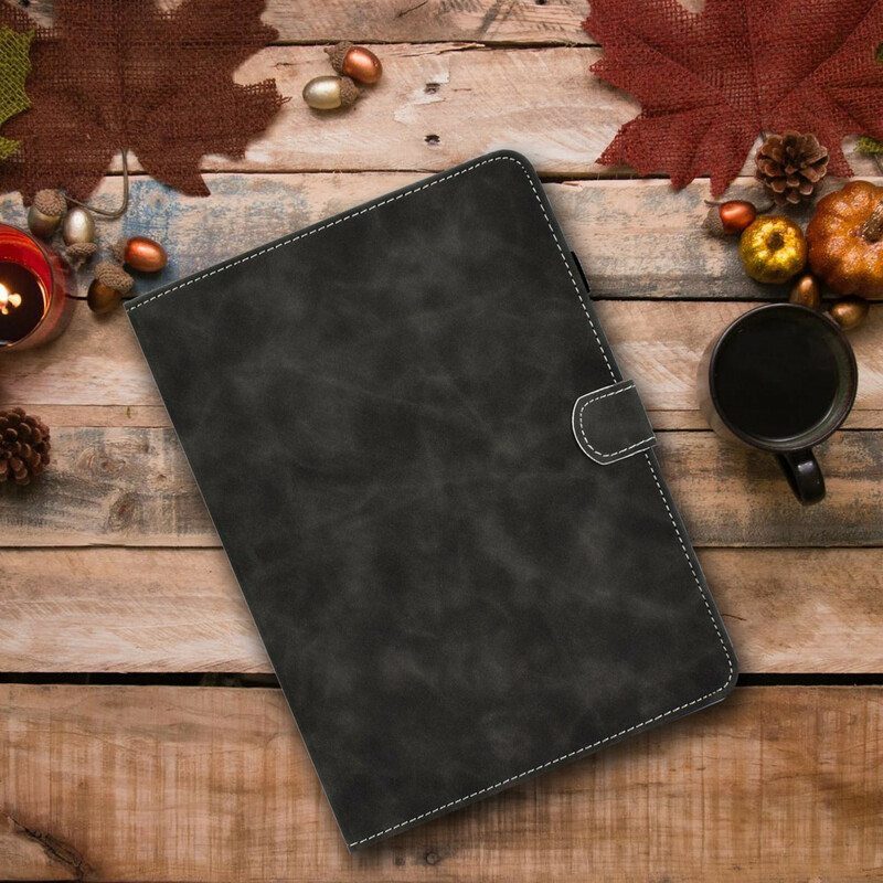 Kotelot Samsung Galaxy Tab S8 / Tab S7 Vintage Design -nahkaefekti