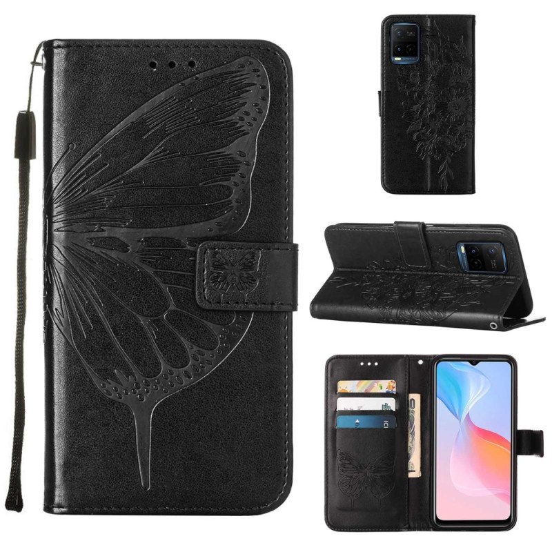 Kotelot Vivo Y33s Butterfly Design