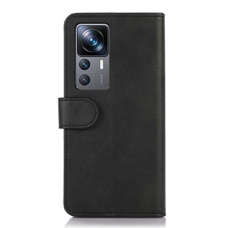 Kotelot Xiaomi 12T / 12T Pro Sobriety Leather Effect