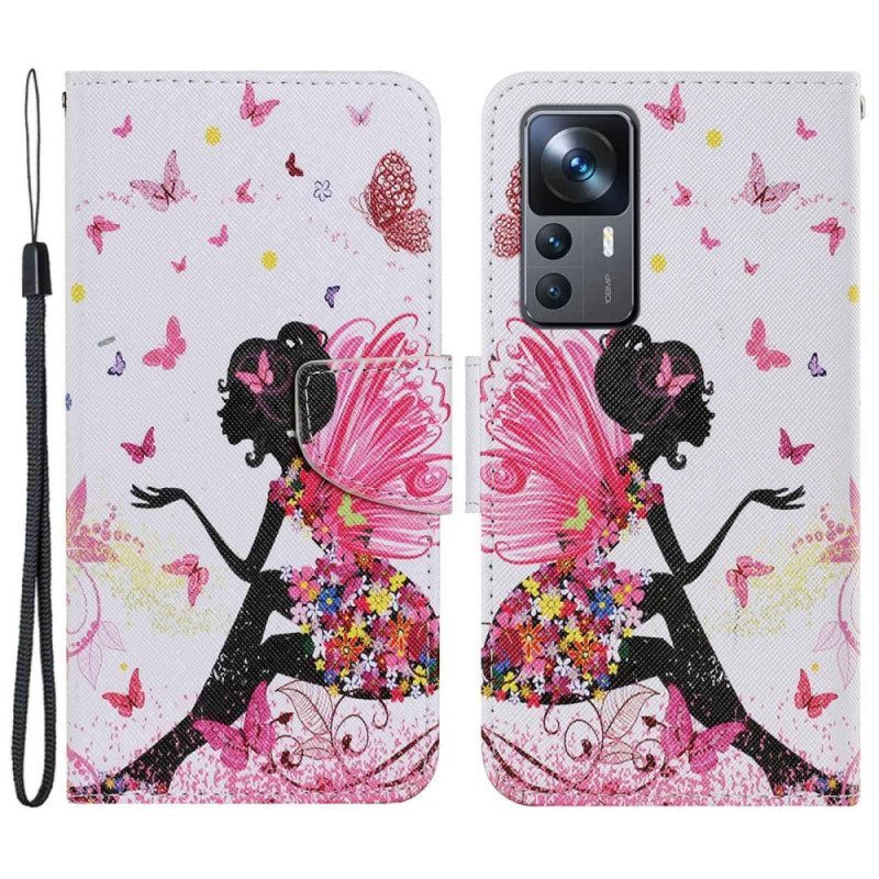 Kotelot Xiaomi 12T / 12T Pro Suojaketju Kuori Magic Fairy Hihnalla