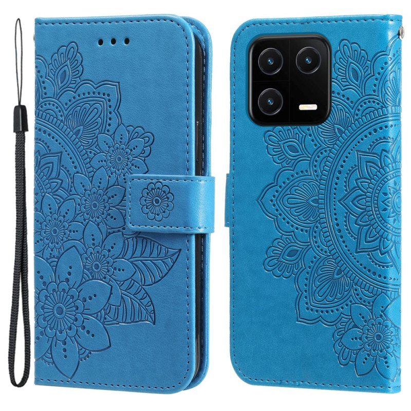 Kotelot Xiaomi 13 Pro Suojaketju Kuori Strappy Mandala