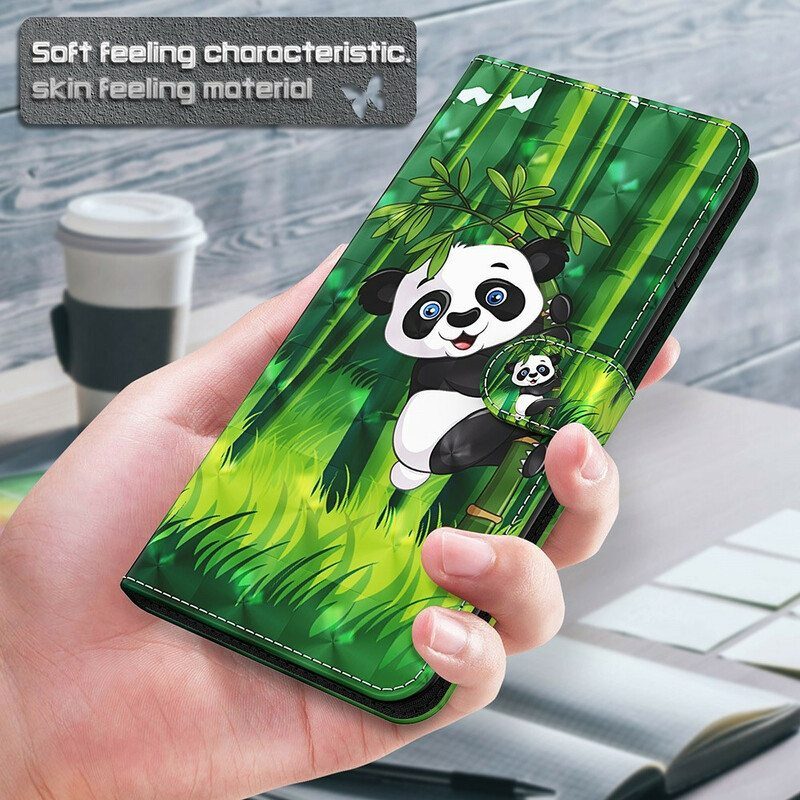 Kotelot Xiaomi Redmi Note 10 5G Panda Ja Bambu